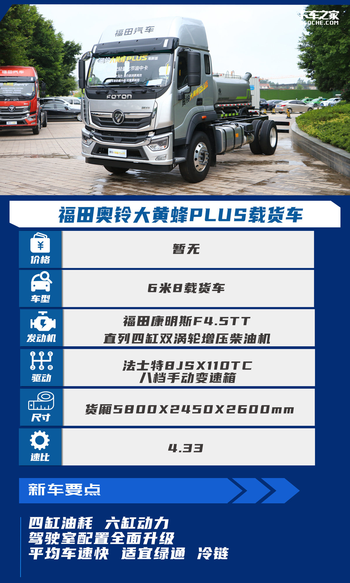 福田最新貨車，路上的友情與家的溫馨之旅
